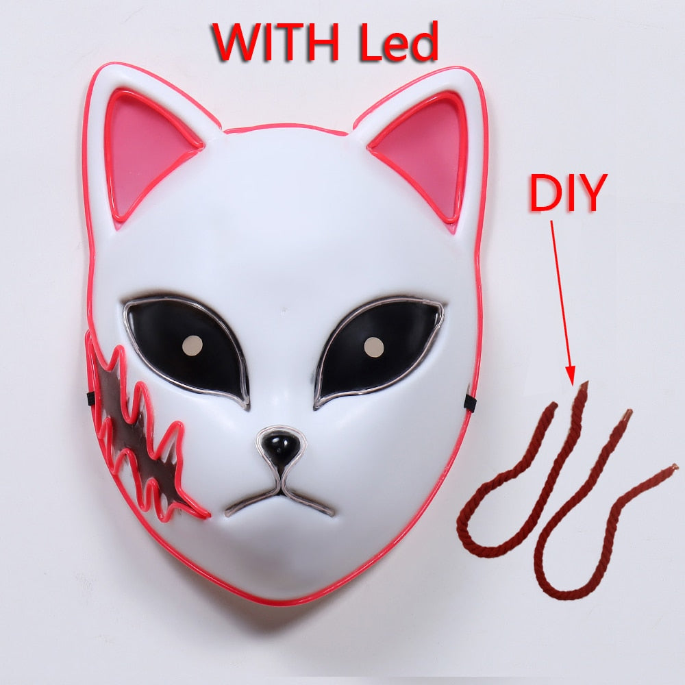 Máscaras de LED - Demon Slayer