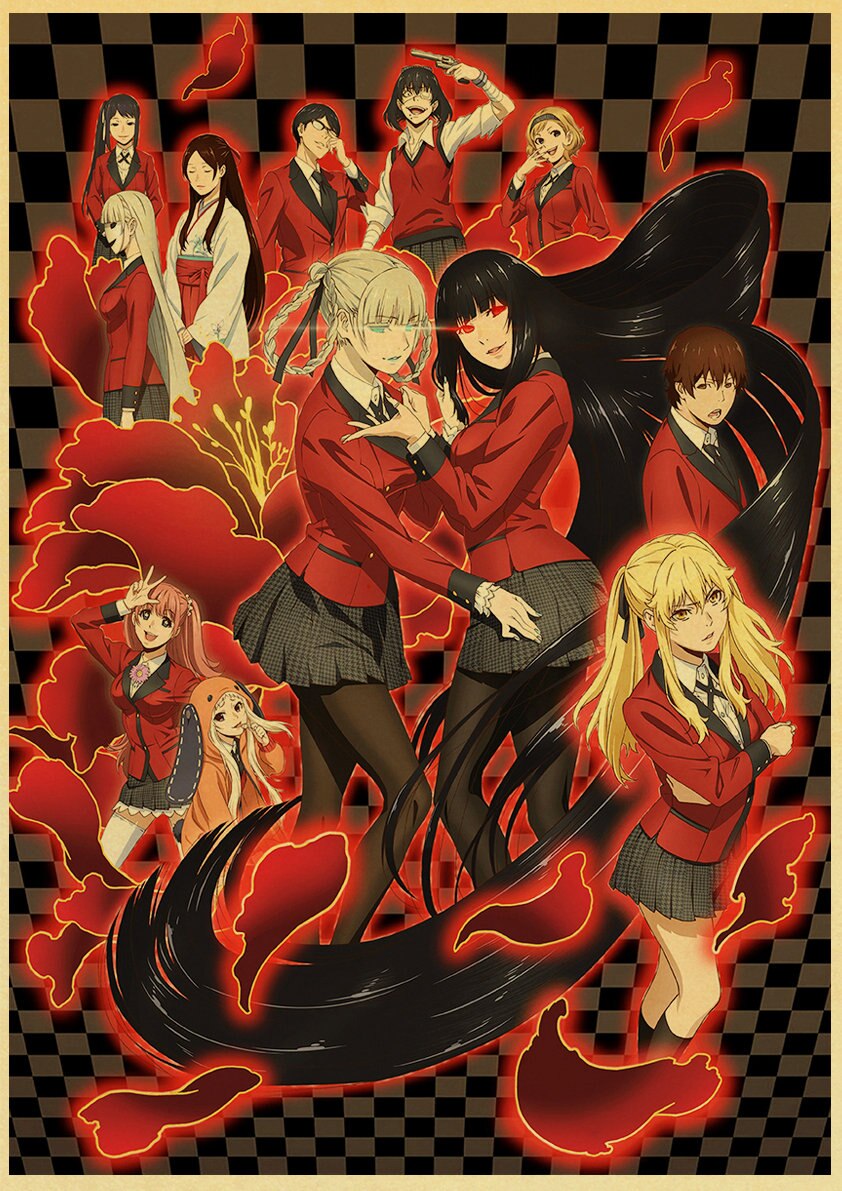 Pôster retrô - Kakegurui