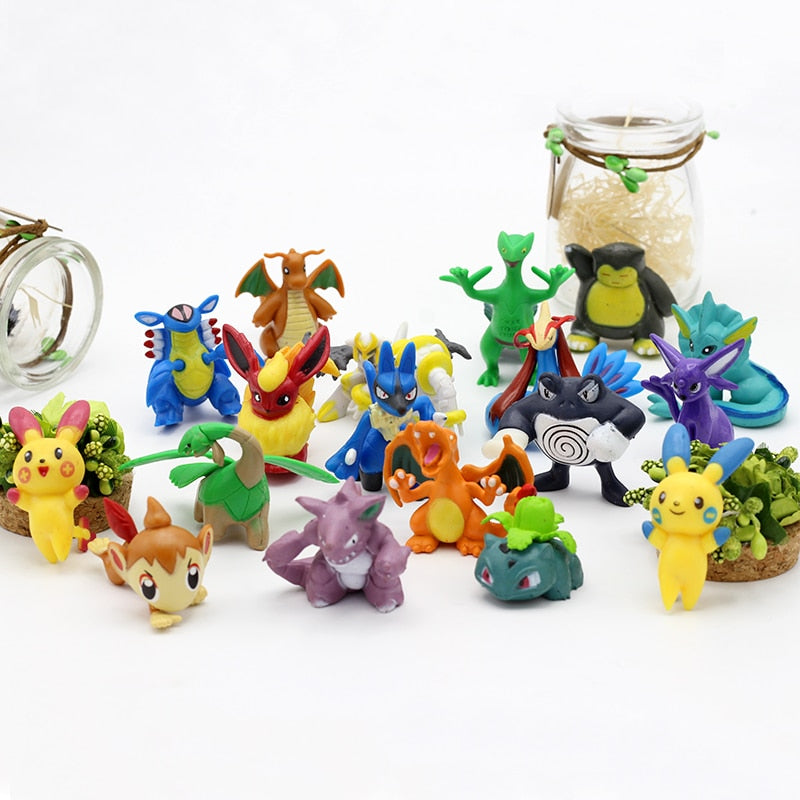 Miniaturas Pokémon  (24 Peças)