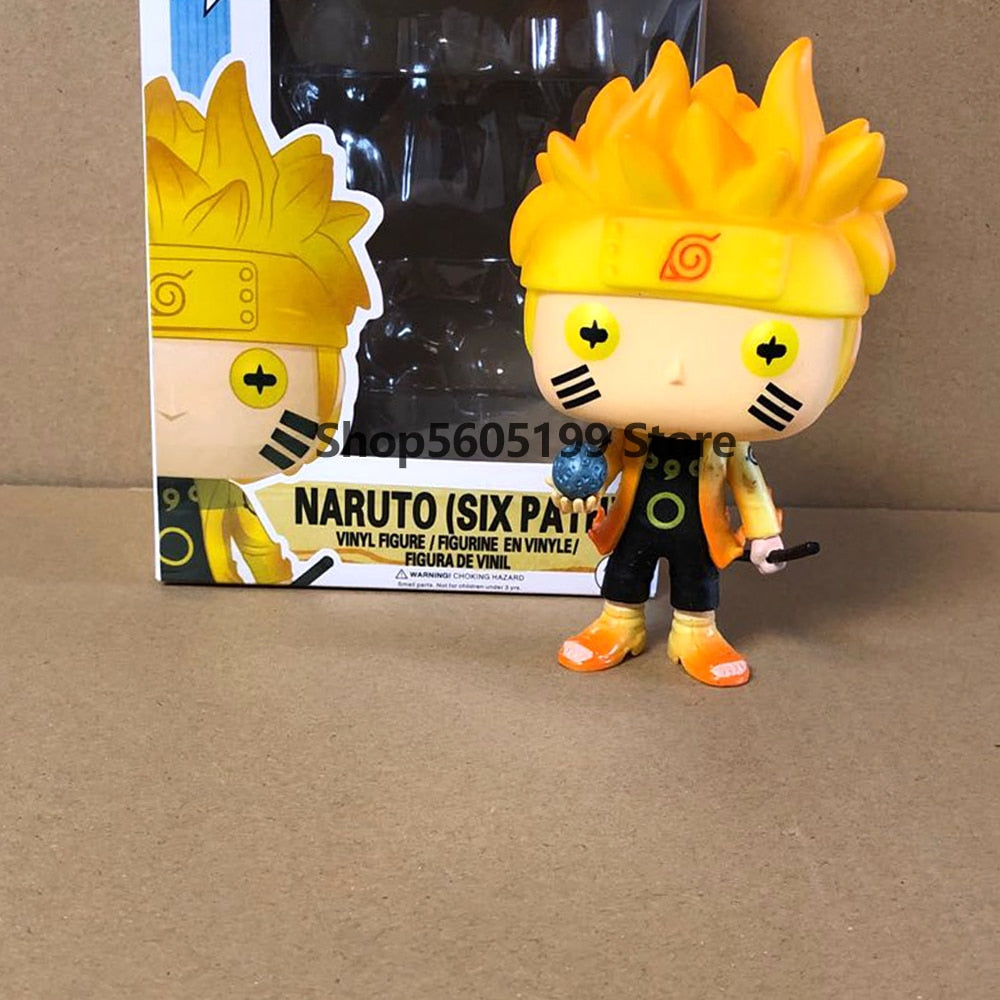 POP NARUTO HOKAGE (SIX PATH ) Sasuke KURAMA ITACHI Tobi SAKURA JIRAIYA TSUNADE with box Action Figure Model Toy for chlidren