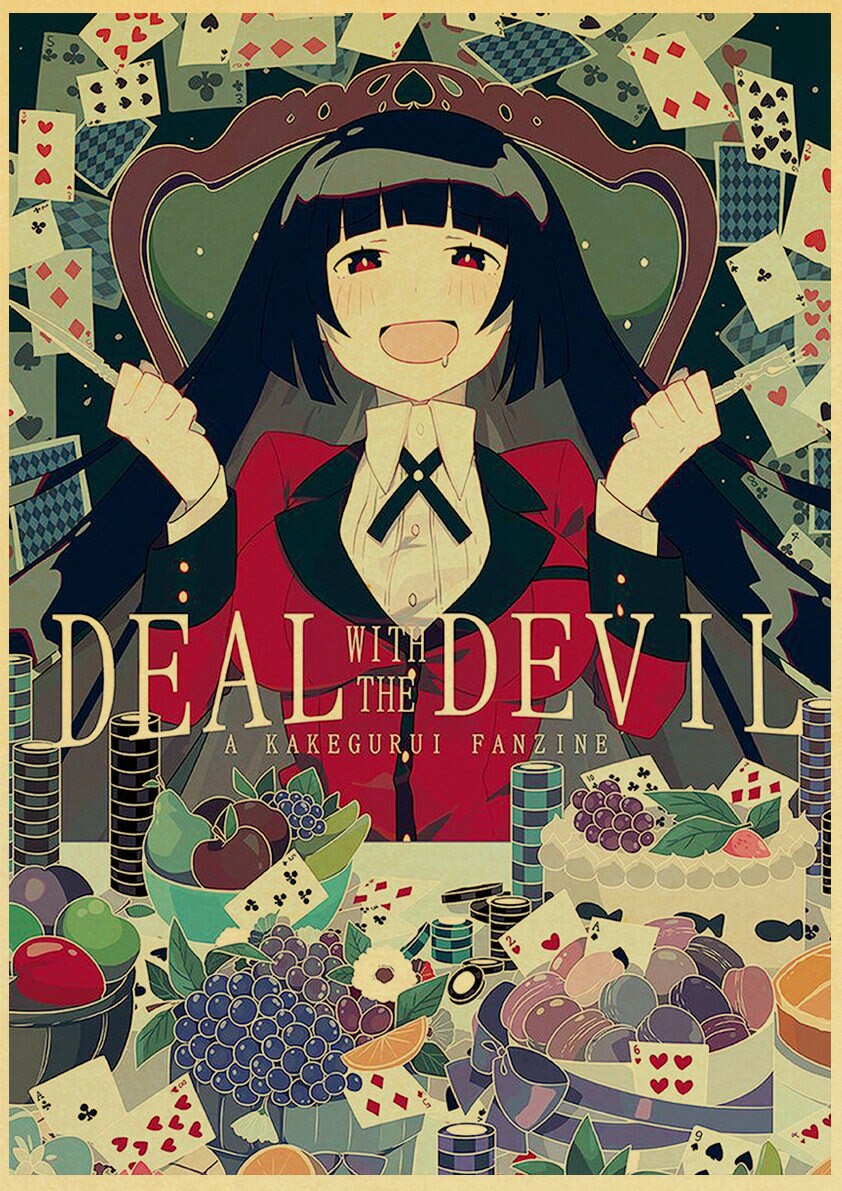 Pôster retrô - Kakegurui