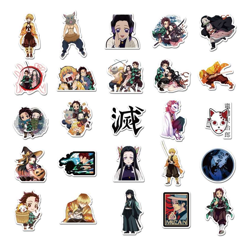 Kit Adesivos - Demon Slayer