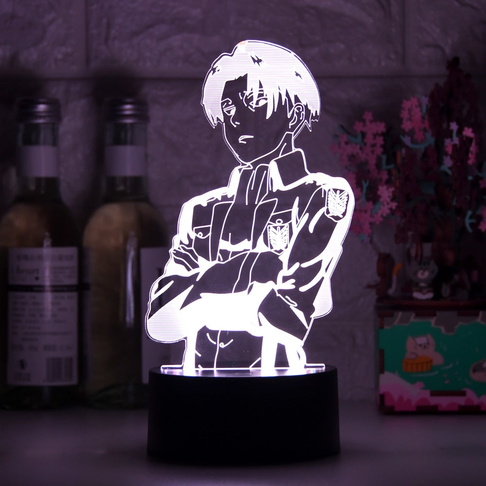 Lâmpada de Mesa LED - Attack on Titan