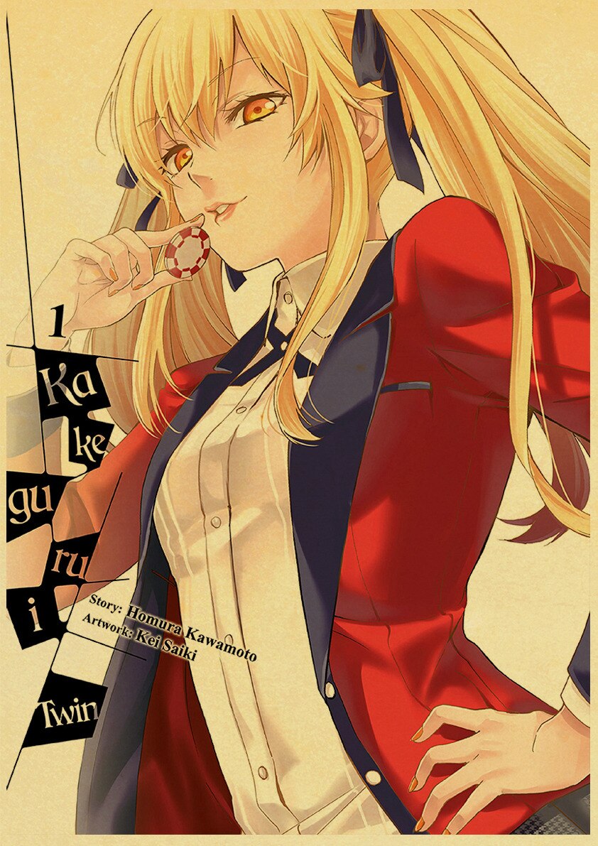 Pôster retrô - Kakegurui