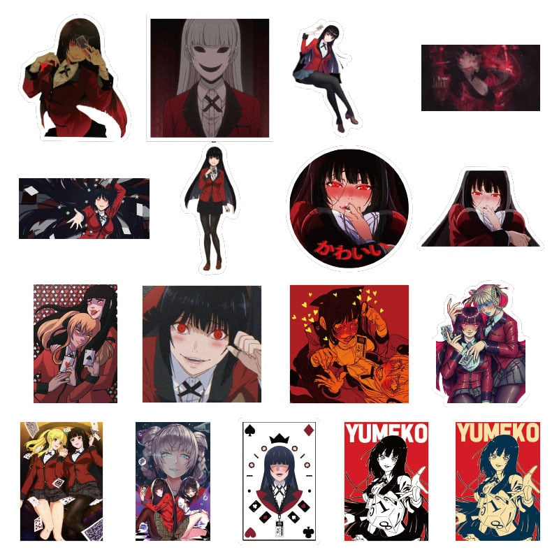 Kit de Adesivos - Kakegurui