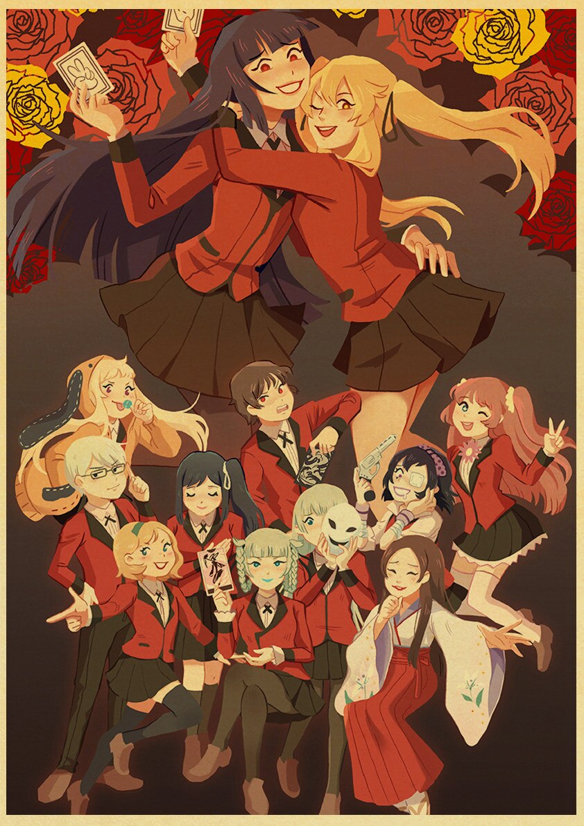 Pôster retrô - Kakegurui