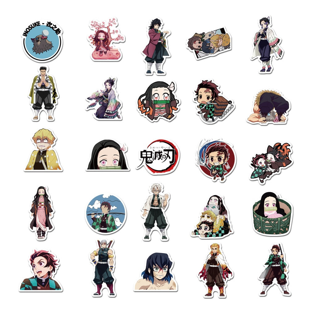 Kit Adesivos - Demon Slayer