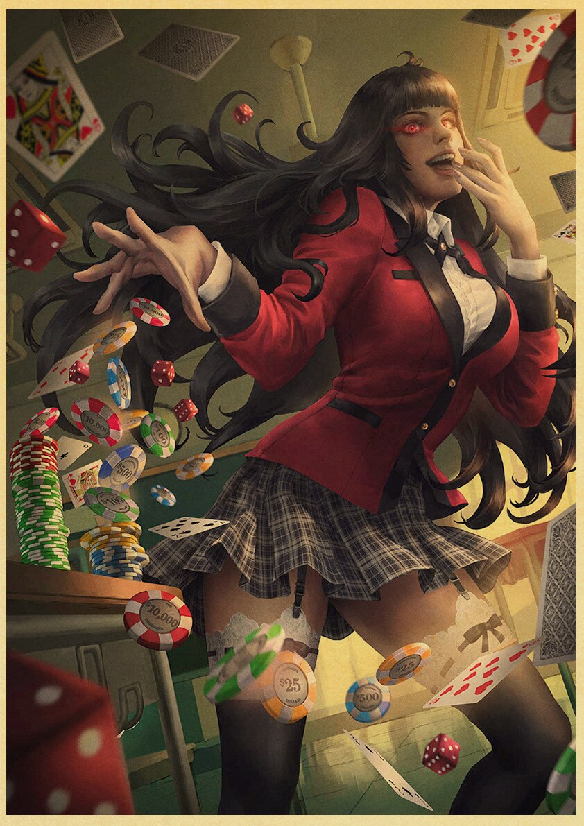 Pôster retrô - Kakegurui