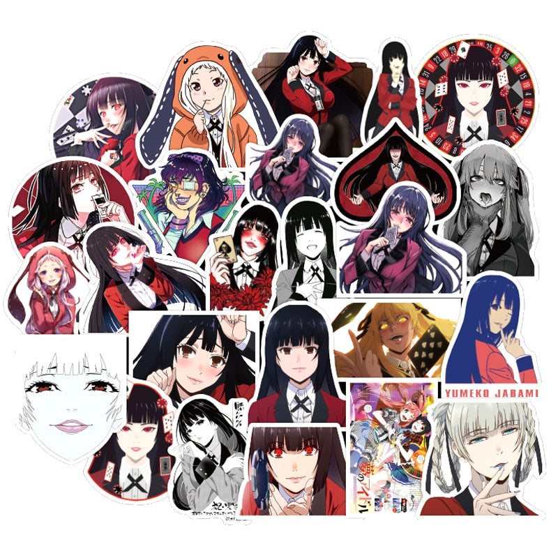 Kit de Adesivos - Kakegurui