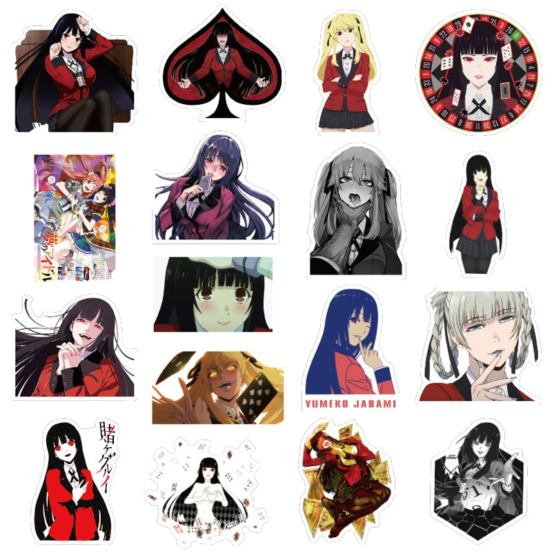 Kit de Adesivos - Kakegurui
