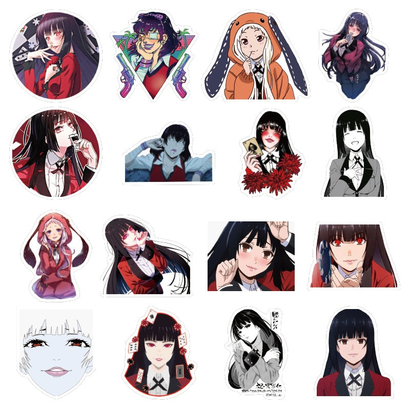 Kit de Adesivos - Kakegurui
